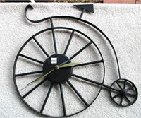 High Wheel Bike Clock ~ Battery Run - 14" X 16"