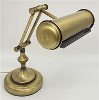 Vintage Aged Brass Desk Lamp