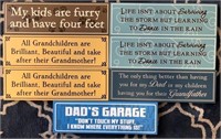 43-NEW MESSAGE SIGN WALL DECOR -$79