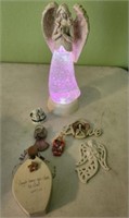 Angel Glitter Lamp, Ornaments & More