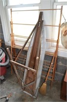 Wood Ironing Board & Wood Dry Rack