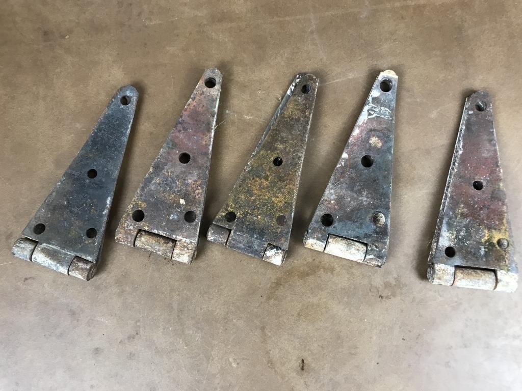 5 Vintage Hinges