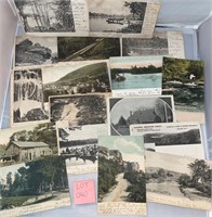 17 Upper NY State Antique/VTG Postcards Ephemera