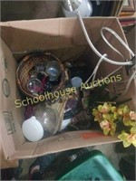 Large boxes of decorative items