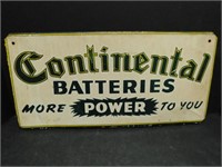 Continental Batteries Sign