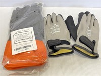 3 pairs of chem resistant and water proof gloves