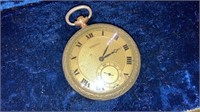 Longines engraved 17 jewel pocket watch- missing