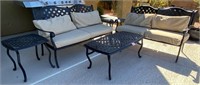 V - PATIO SEATING SET W/ CUSHIONS (Y3)