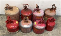 (8) Assorted Safety Cans