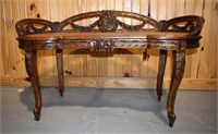 Mid 18th Century Style Rococo Caned Bench