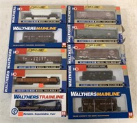 lot of 10 Walthers HO Train Cars
