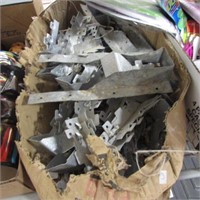 BOX OF GALV. JOIST HANGERS ETC