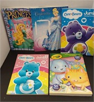 Assorted children's coloring books no stickers