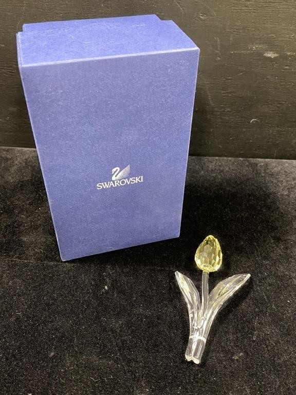 Swarovski Crystal Yellow Tulip