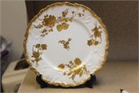 Gold Gilted Bone China Plate