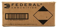 1000 ROUND CASE OF 9MM FEDERAL FMJ AMMUNITION