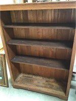 Antique Oak Cabinet Bookcase