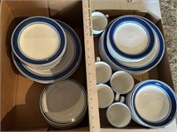Box & Flat of dishes Mainstay