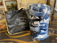 New Minky Couture Blanket Blueberries & Cream