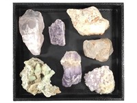Crystal Mineral Specimen Lot - Ametyst Quartz