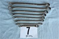 Eight Craftsman Box End Wrenches