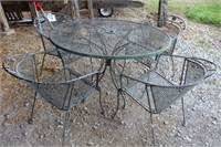 Patio Table & Four Chairs