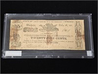 1861 The Corporation of Winchester $.25 Note