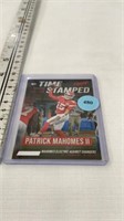 Patrick Mahomes II football card