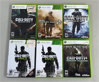 6pc Xbox 360 Call Of Duty Video Games w/ Promo
