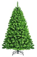 Retail$160 6.5ft Green Flocked Christmas Tree