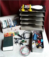 Handbook, metal organizer & tool box, battery