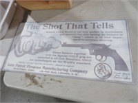 METAL COLT FIRE ARMS SIGN