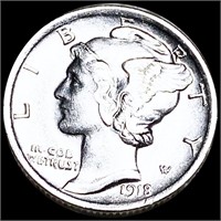 1918 Mercury Silver Dime UNCIRCULATED
