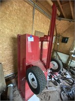 Large Red Dump Cart