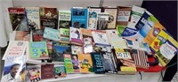 Large box of miscellaneous books including