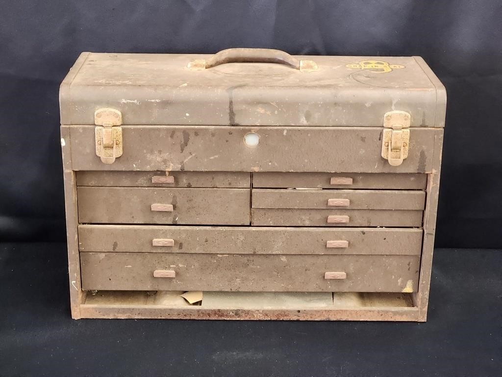 VINTAGE KENNEDY TOOLBOX W/ CONTENTS
