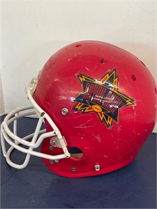 Bayou Bowl Game Worn Helmet -TX All Stars