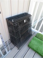 2 collapsible dog pens 24"h