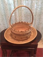 Two Sweetgrass Baskets