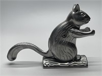 Vintage Aluminum Squirrel Themed Nutcracker