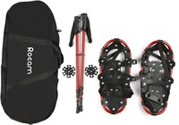 Red Taruor 19inch Snow Shoes  Adjustable Poles