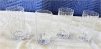 4 NEW Dorset Crystal Highball Glasses $230