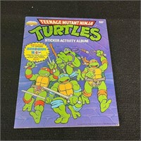 Teenage Mutant Ninja Turtles Sticker Album Used