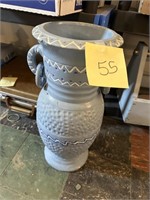 CERAMIC VASE 19"TALL /AS IS / CANNOT BE SHIPPED