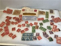 LARGE LOT EARLY US POSTAGE STAMPS