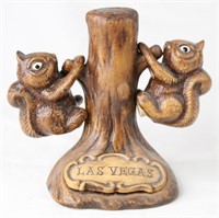 Las Vegas Squirrels on Stump Salt & Pepper Shakers