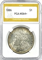 1886 Morgan Silver Dollar MS-64+