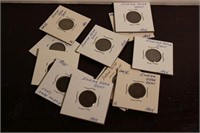SELECTION OF CARDED INDIAN HEAD PENNIES