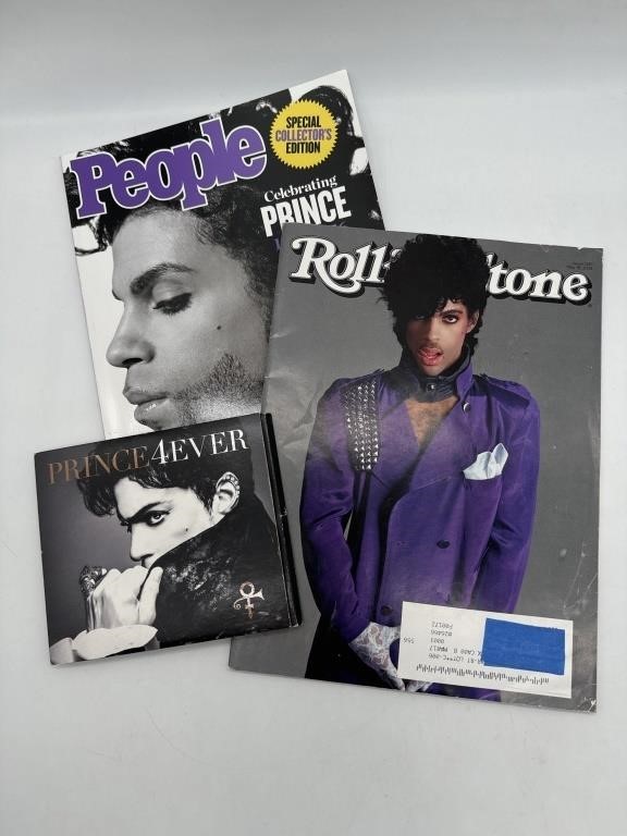 Assortment of "Prince" Magazines and CD