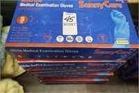 FIVE BOXES OF NEW MEDICAL GLOVES (SMALL)